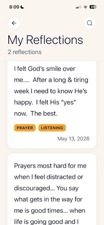 BecomingFaith reflections journal