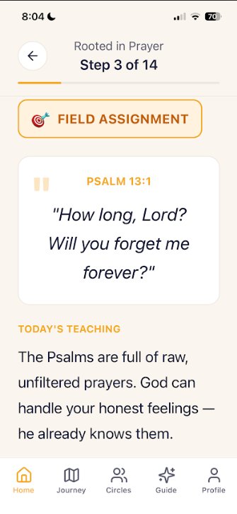 BecomingFaith ROOTS step with Scripture